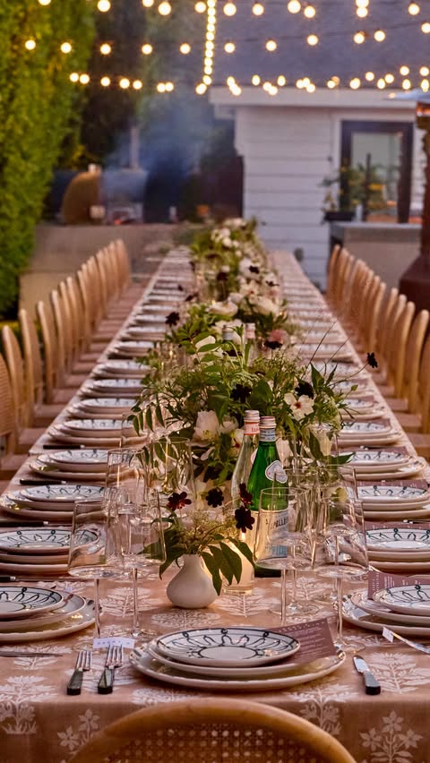 Instagram post by @whatsgabycookin for Sanpellegrino. Caption reads: Nine years of WGC Friendsgiving and you guys know....