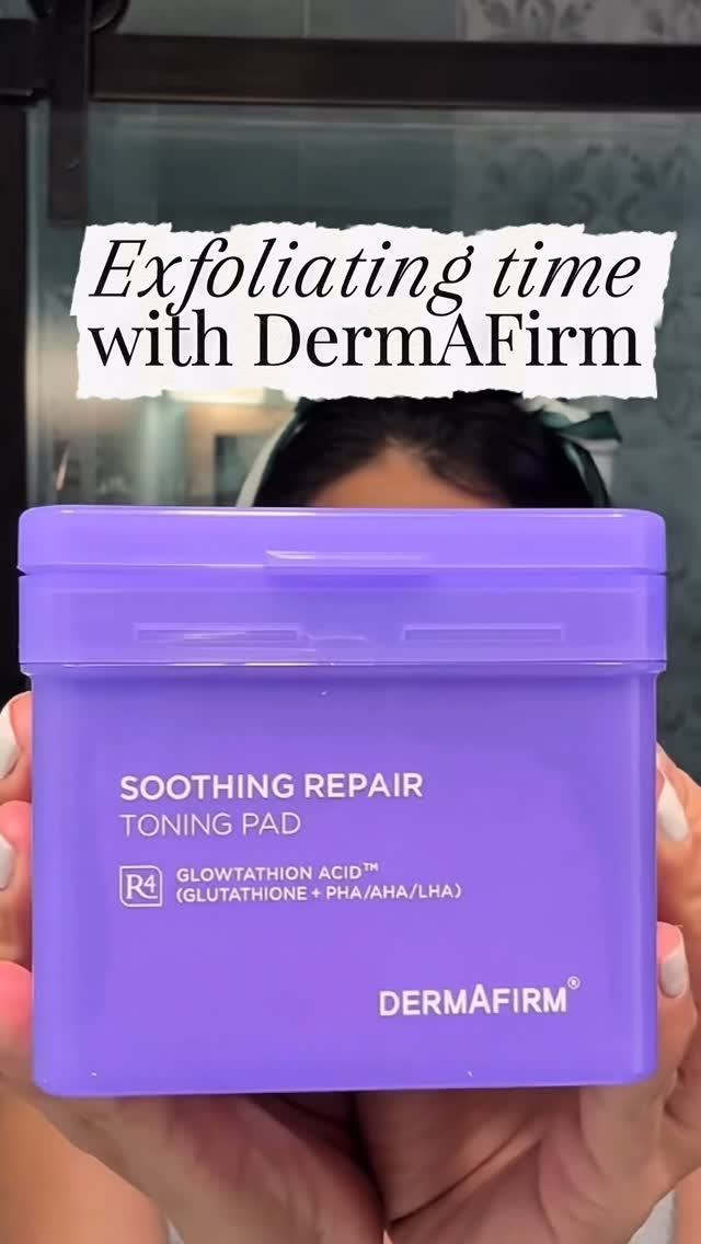 Instagram post by @marianr13 for DERMAFIRM. Caption reads: [...] my multitasking skincare step 💧✨ The....