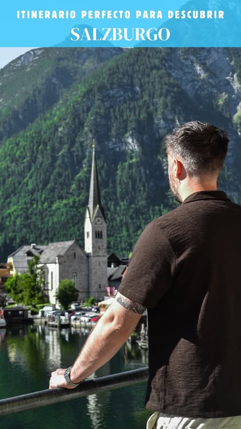 Instagram post by @viajede10 for GetYourGuide. Caption reads: [...] a Salzburgo. Nosotros reservamos con....
