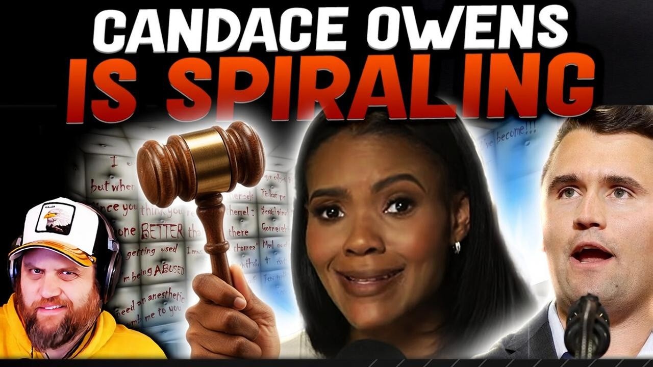 YouTube post by @JeremyHambly for Private Internet Access VPN. Caption reads: Candace Owens ARREST History LEAKS & She's Turning....