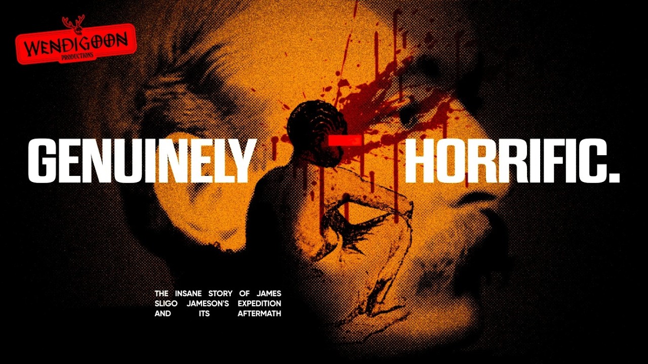 YouTube post by @Wendigoon for ExpressVPN. Caption reads: The Cannibal Killing of James Jameson - A Doomed....