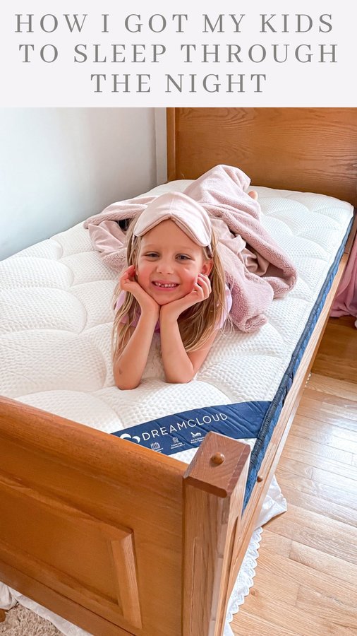 Instagram post by @leahferezan for DreamCloud Sleep. Caption reads: Here are my three tips for getting my kids to....