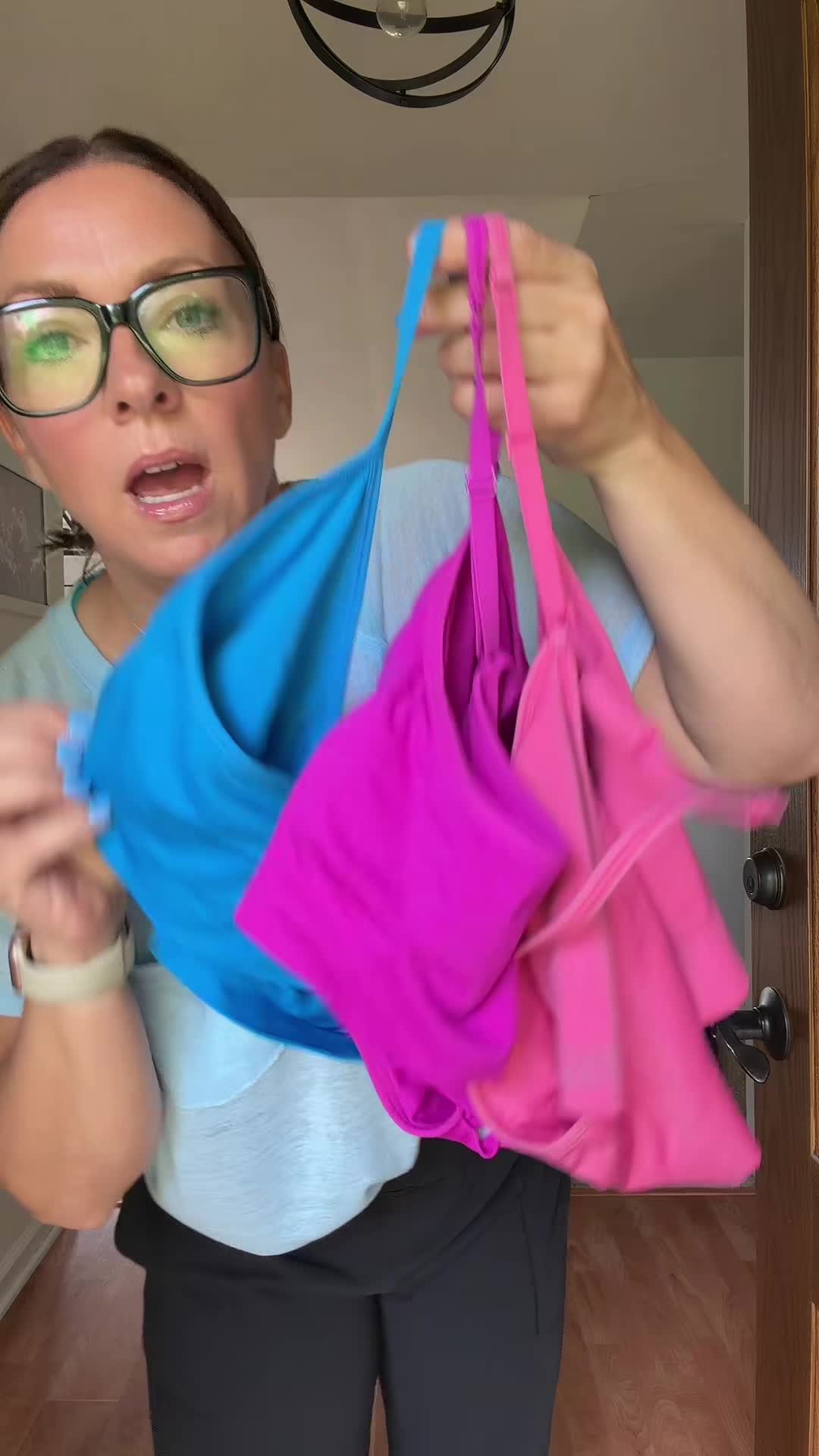 TikTok post by @__myfunnyfarm for Xoxokalon. Caption reads: @xoxokalon #bra #bralette #sportsbra.