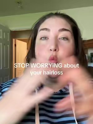TikTok post by @megantiktokaf for BOLDIFY. Caption reads: @@boldify and just like that, stress from hairloss....