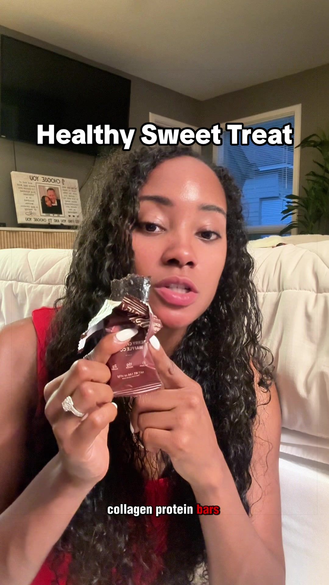 TikTok post by @neeceybest for Stars + Honey. Caption reads: @Stars and Honey Collagen Protein Bars Looking for....