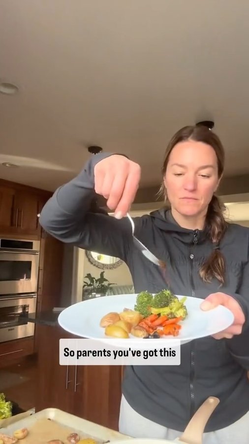 Instagram post by @nickimarieinc for Kevins Natural Foods. Caption reads: #AD Family meal time couldn’t be easier with....