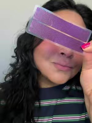 TikTok post by @andie_sorto for CEELIKE & MSDRWIKEY Oral Care. Caption reads: [...] these whitening strips from @CEELIKE &....