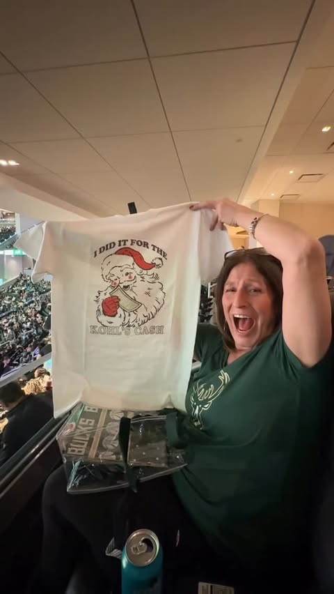 Instagram post by @brialem for Kohl's. Caption reads: [...] at the Kohl’s Holiday Bucks game!....