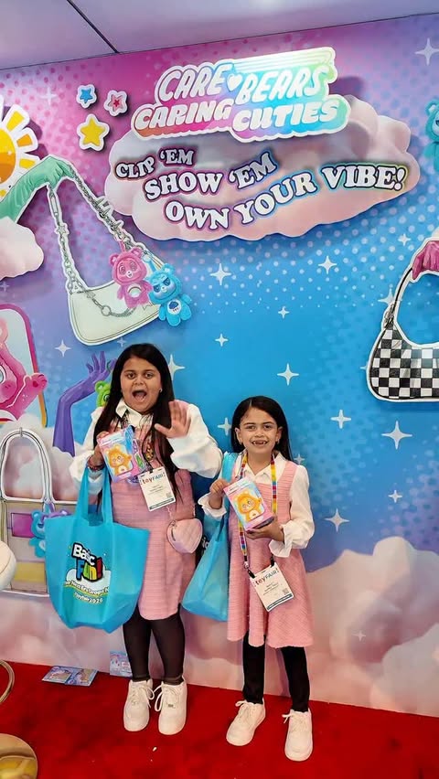 Instagram post by @haileyandbailey_ for Basic Fun!. Caption reads: [...] with their new clips! Thank you....