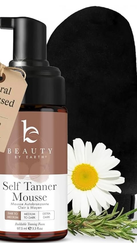 Instagram post by @tatukebii for Beauty By Earth. Caption reads: [...] favorite Amazon finds lately 🤍 The Beauty....