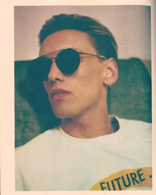 Instagram post by @bowerjamie for Safilo Group. Caption reads: So honoured to be able to announce that I am now....