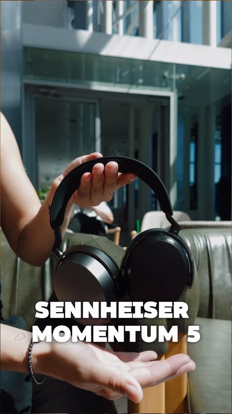 Instagram post by @ayybaybay_radio for Sennheiser. Caption reads: Recently got the Sennheiser MOMENTUM 5’s and at....