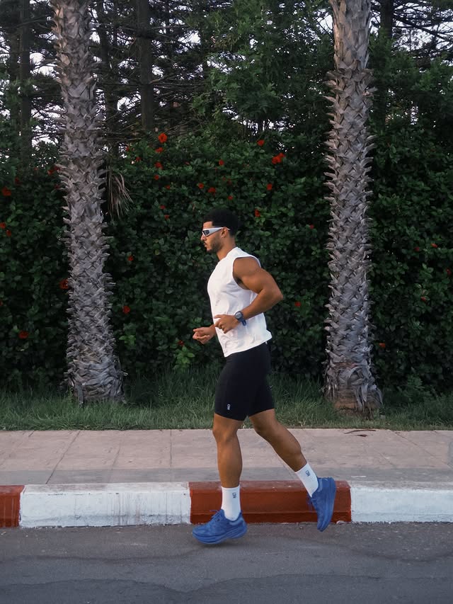 Instagram post by @abderrahmane_faher for ICANIWILL. Caption reads: @icaniwill AD Wearing: Mirage Cardio Sleeveless....