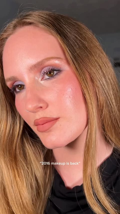 Instagram post by @hannahmariesmakeup for Arooba Beauty. Caption reads: [...] of my “clean girl makeup” era with....