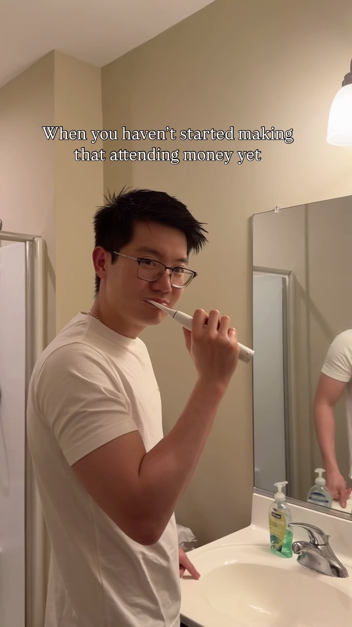 Instagram post by @lubdubcouple for White Glo. Caption reads: When you get to a point in life where you can....