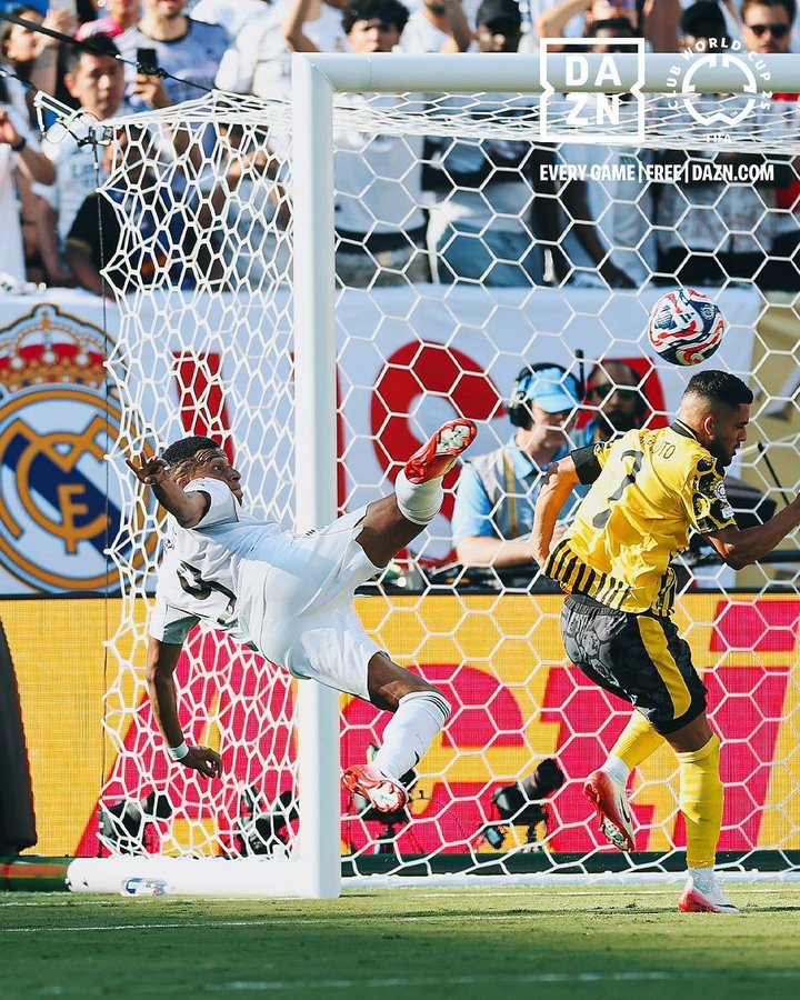 Instagram post by @madridxtra_ for Whistle. Caption reads: I mean, is this the goal of the tournament?!....