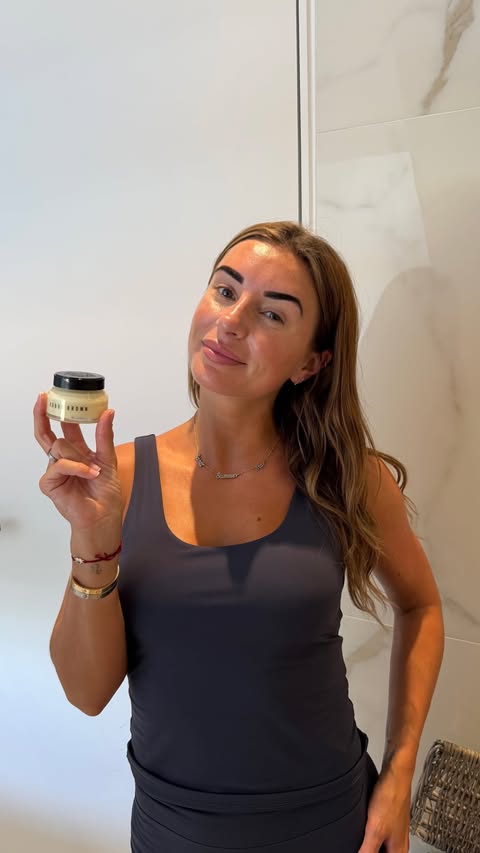 Instagram post by @danidyerxx for Bobbi Brown Cosmetics. Caption reads: This is never not in my makeup bag girls 💛 Ad....