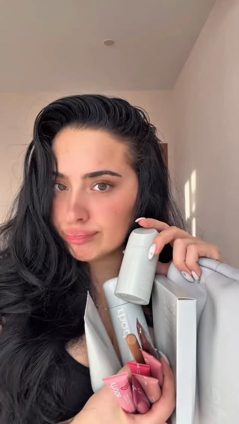 Instagram post by @ninorurua for Rhode Skin. Caption reads: Am I addicted?☺️😂 @rhode.