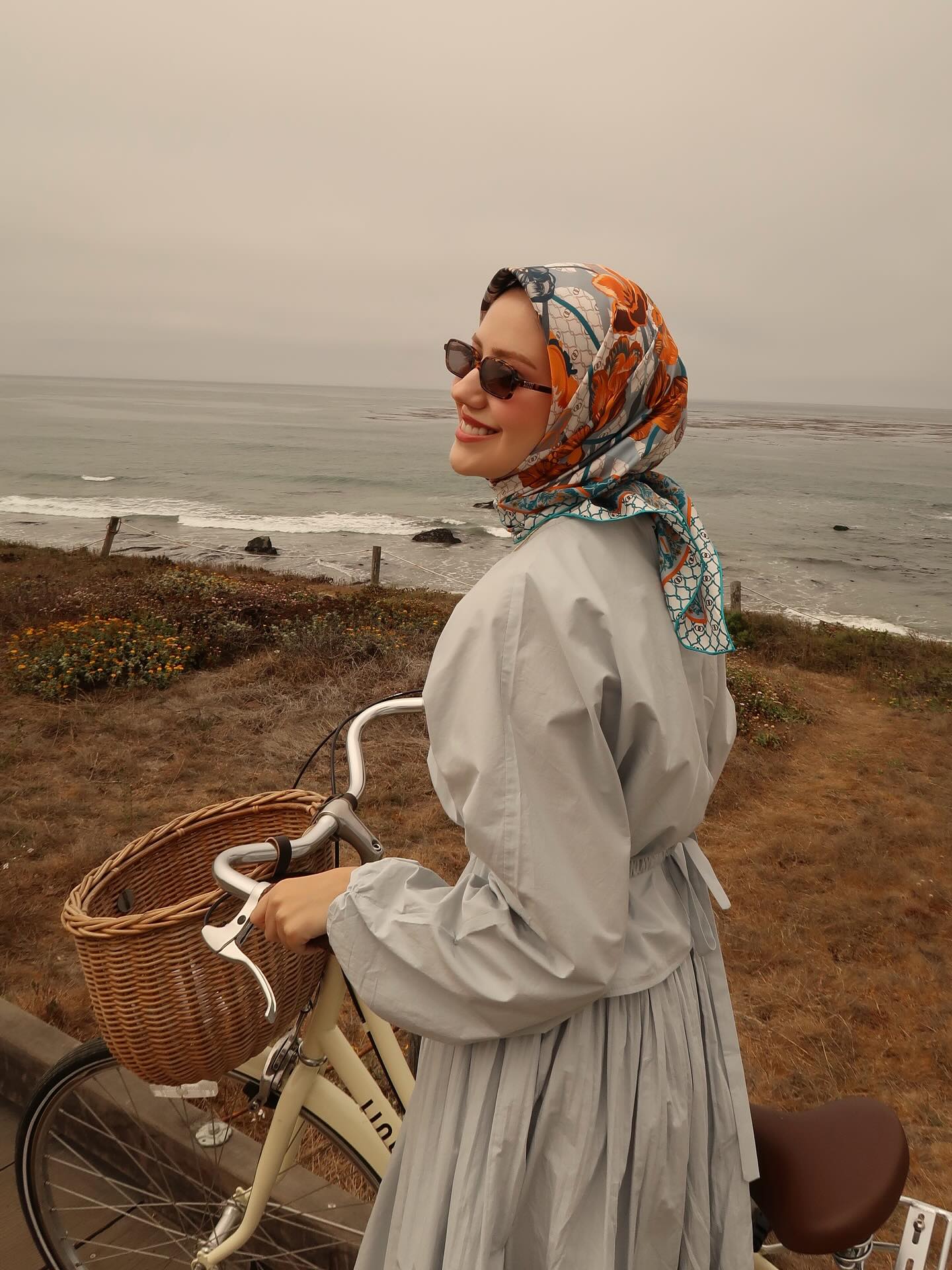 Instagram post by @aybukenurdemirci for Imannoor. Caption reads: a quiet day is the new luxury ✨🤞🏻🩵🧡 @imannoor....