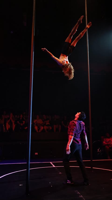 Instagram post by @fournier_mc for Virgin Voyages. Caption reads: [...] Reality by @the7fingers at sea with....