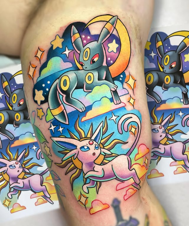 Instagram post by @deadpan_anne_tattoo for Barber DTS Tattoo Supplies. Caption reads: 💜Space tattoos!💜 I get a lot of a really fun....