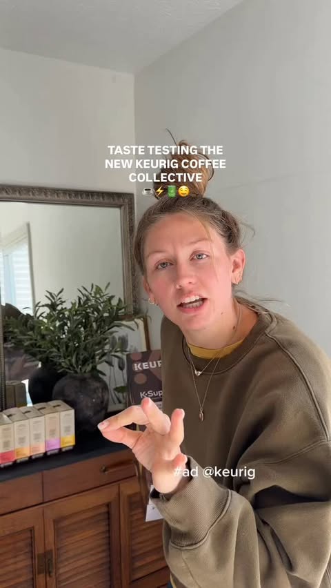 Instagram post by @brie_matthews for Keurig. Caption reads: [...] Beats is Sean’s favorite from the new Keurig....