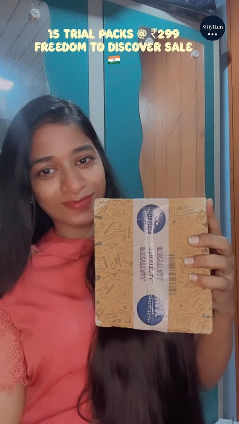 Instagram post by @iamsumaiyakhan for Smytten. Caption reads: [...] I first try premium brands through Smytten....