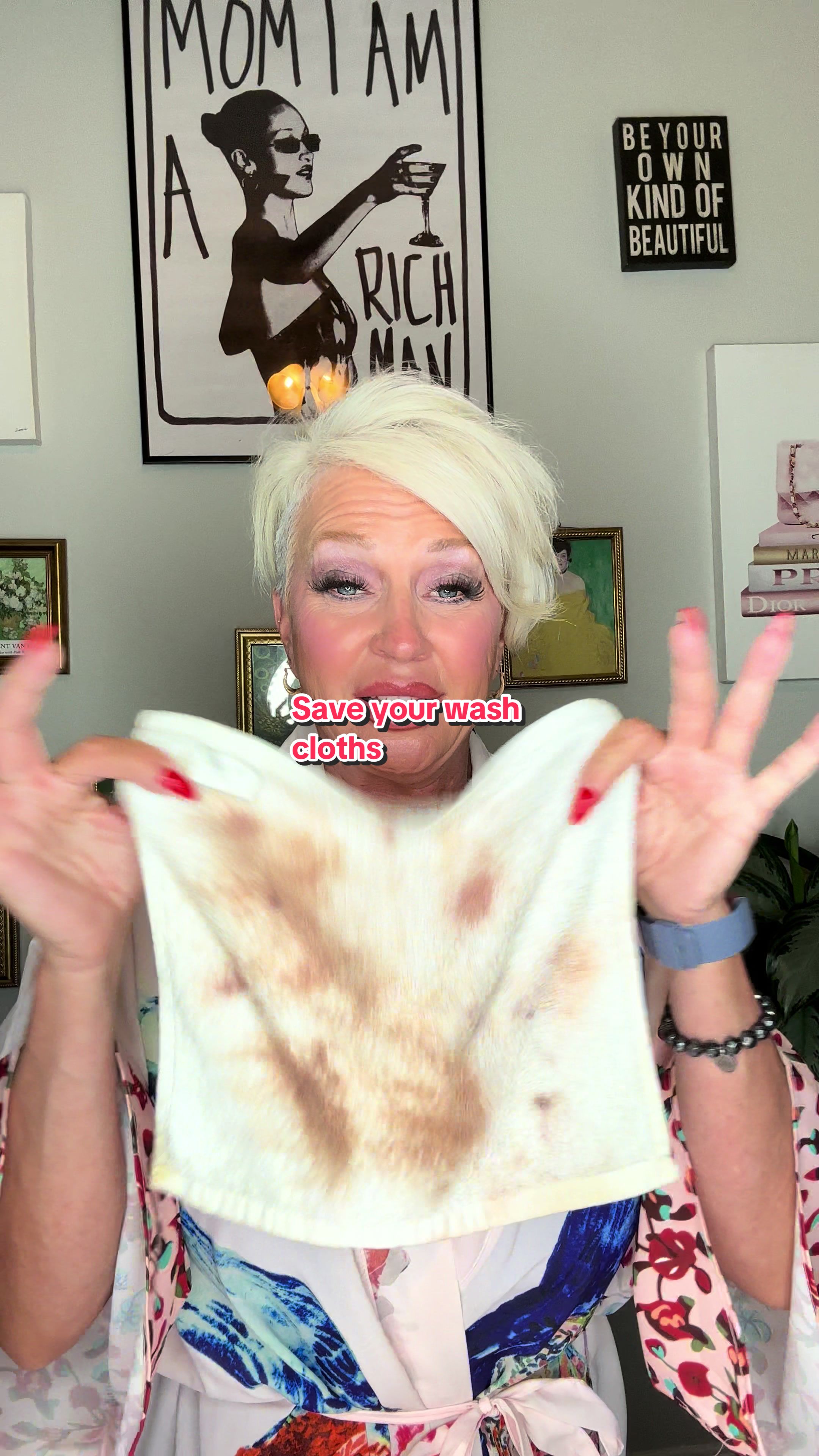 TikTok post by @theplatinumsass for Ditoi Face Towels. Caption reads: [...] do a great job and are so soft!!@Ditoi Face....