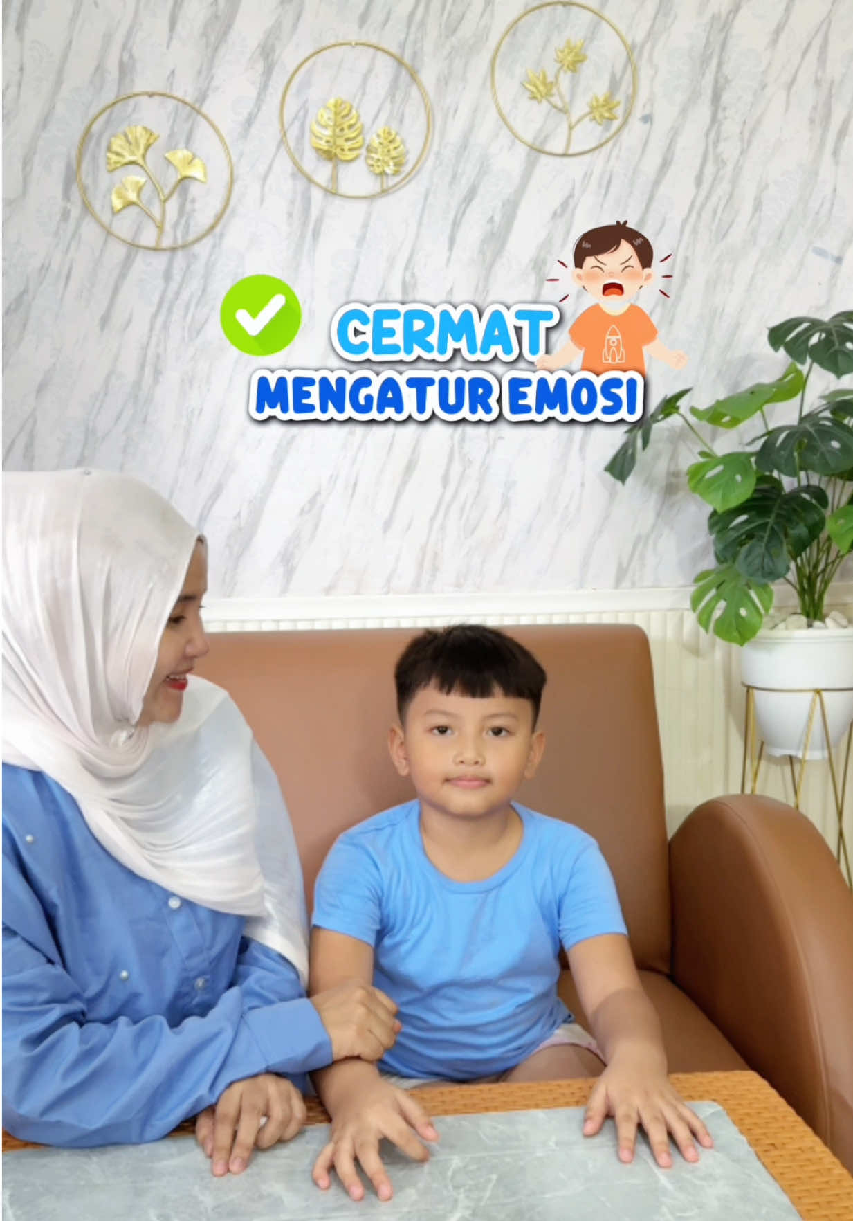 TikTok post by @bebyochaa99 for Frisian Flag Indonesia. Caption reads: Cermat menahan lapar, cermat mengatur emosi, dan....