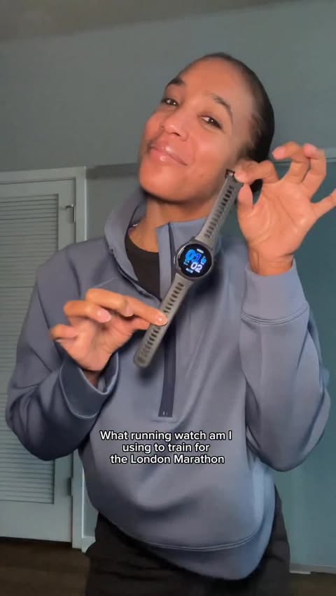 Instagram post by @lyonessruns for COROS. Caption reads: I’m using the @corosglobal Pace 4 watch for my....