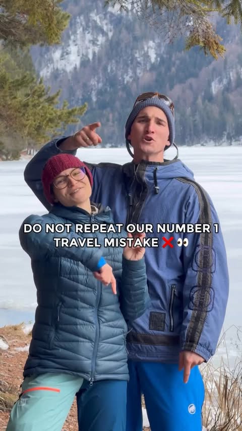 Instagram post by @hitchhikingdiary for Rosetta Stone. Caption reads: DO NOT MAKE THE SAME TRAVEL MISTAKE…❌😳 |*Ad -....