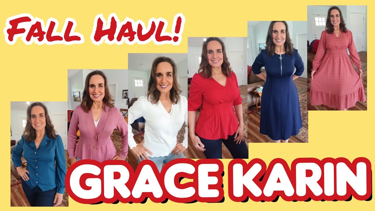 YouTube post by @nancyannesunboxings for Grace Karin US Shop. Caption reads: Cute, but how's the quality? 🤔 AMAZON Grace Karin....