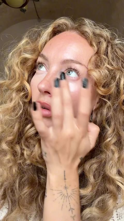 Instagram post by @frejaboerreolsen for CAIA COSMETICS. Caption reads: ad @caiacosmetics my natural and glowy makeup....