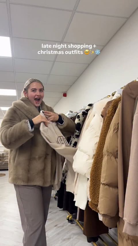 Instagram post by @lucyconlann for GLAMIFYFASHION. Caption reads: [...] cosy airport + NYC outfits… and....