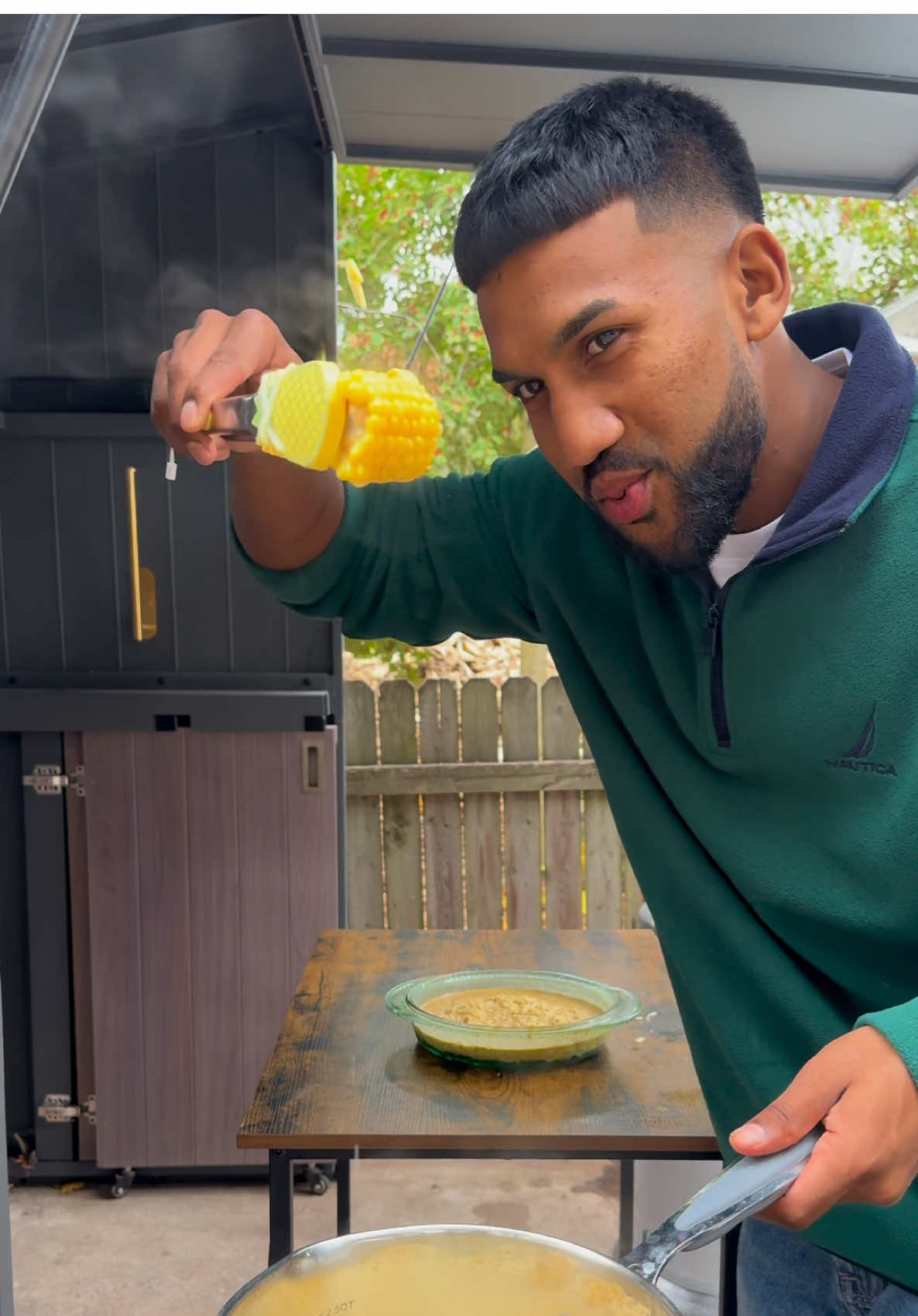 TikTok post by @life0fjon for Tapatio Ramen. Caption reads: Tapatio heat meets trini flavor🏝️@Tapatio Ramen....