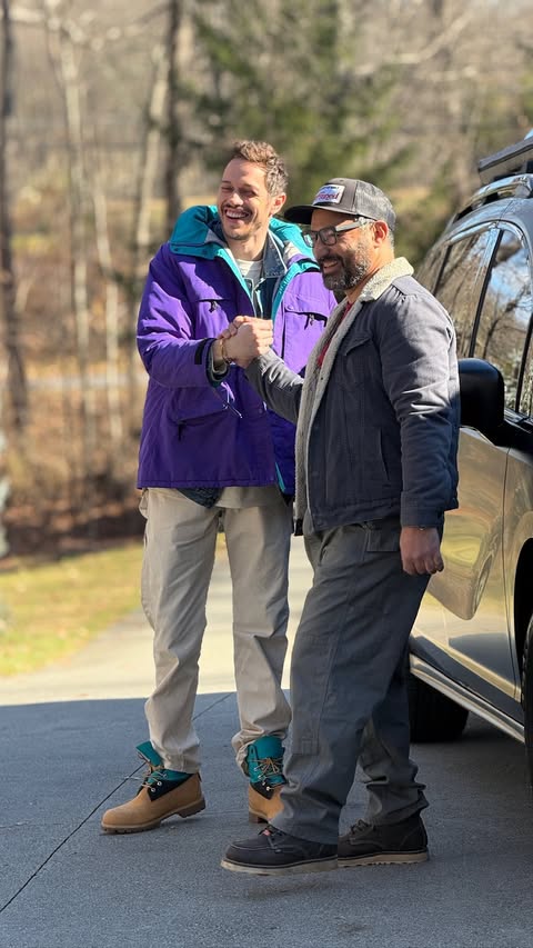 Instagram post by @tangelo96 for eBay Motors. Caption reads: Just teamed up with my guy Pete Davidson to build....