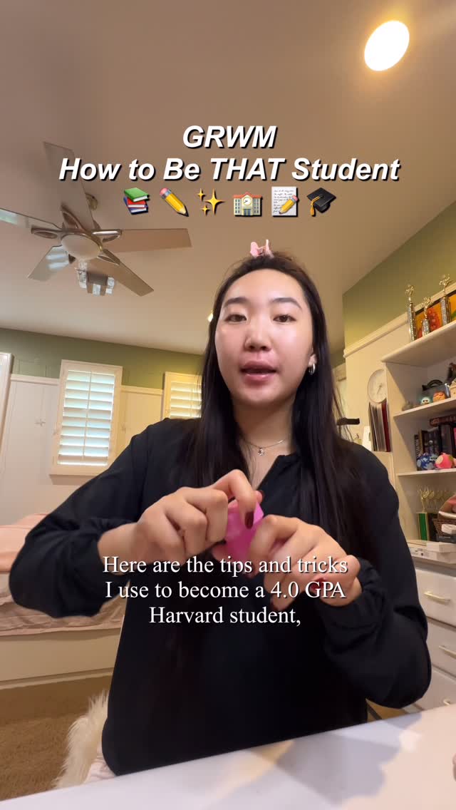 Instagram post by @helainezhao_ for Grammarly. Caption reads: How to be THAT student for back-to-school with....