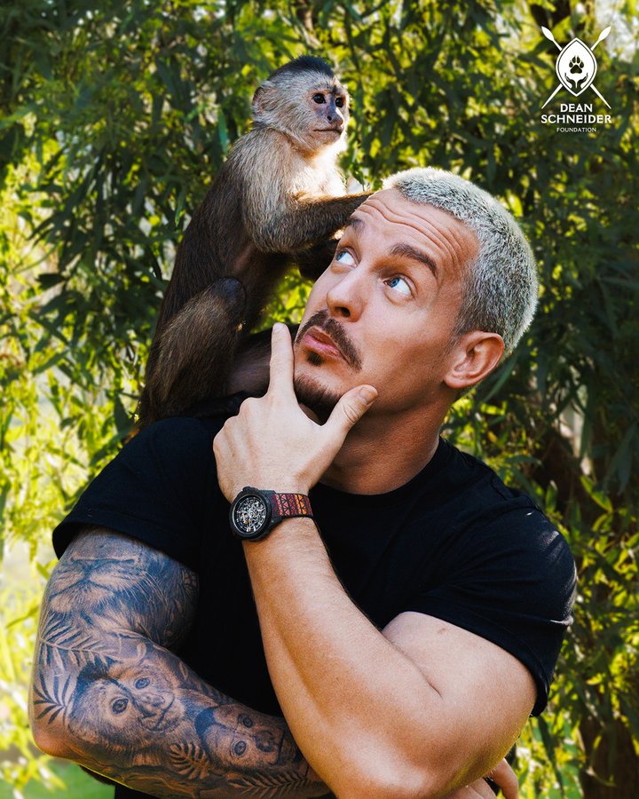 Instagram post by @dean.schneider for NORQAIN. Caption reads: Introducing the new Wild ONE Skeleton 42mm Hakuna....