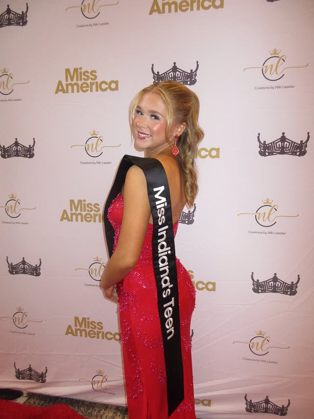 Instagram post by @missamericasteenin for American Heart Association. Caption reads: [...] that partners with the American Heart....