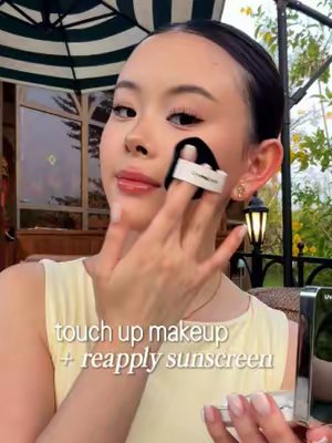 TikTok post by @clariceecutie for Carslan. Caption reads: [...] #touchupspf #MagnetYourMoment @Carslan ID.