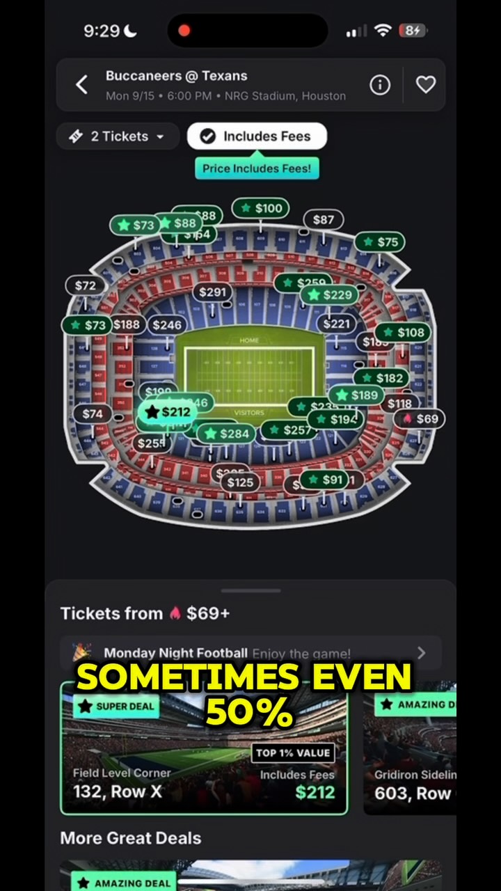 Instagram post by @chase___mccarty for Gametime. Caption reads: Use my code “INSERT SCHOOL CODE” for $20 off your....