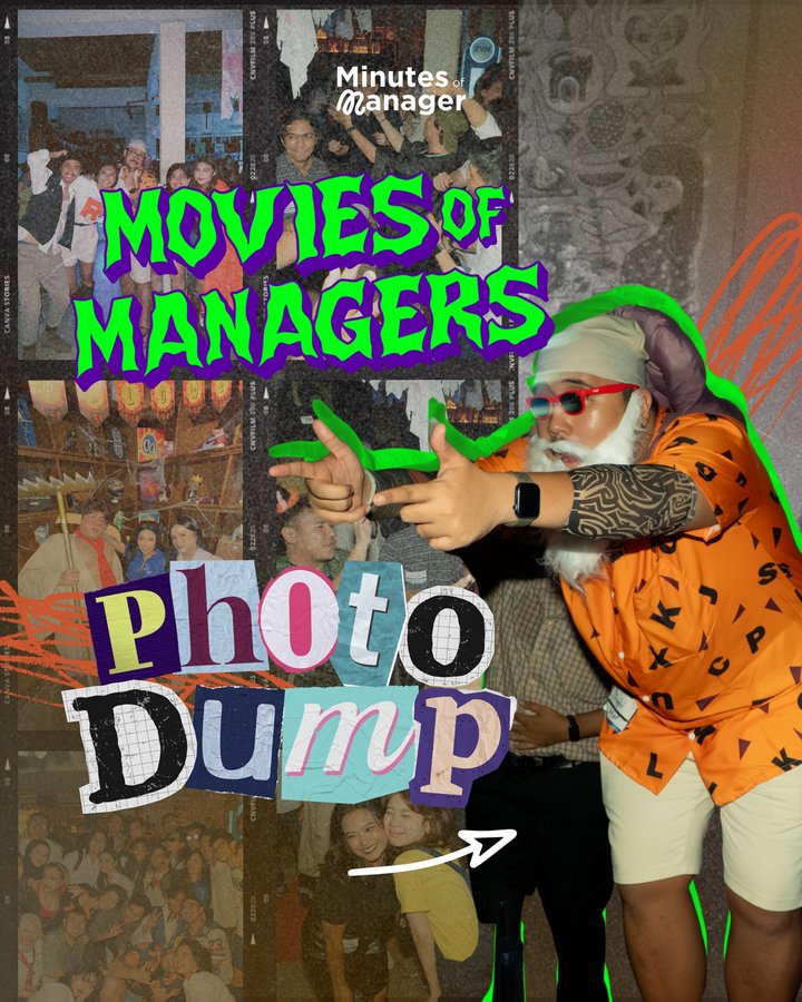 Instagram post by @minutesmanager for HMNS. Caption reads: Thank you so much buat 180 warga yang udah datang....