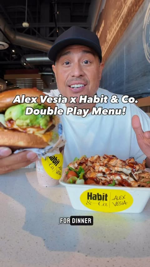 Instagram post by @bestoflafood for The Habit Burger Grill. Caption reads: #HabitPartner The limited-time Habit & Co. Alex....