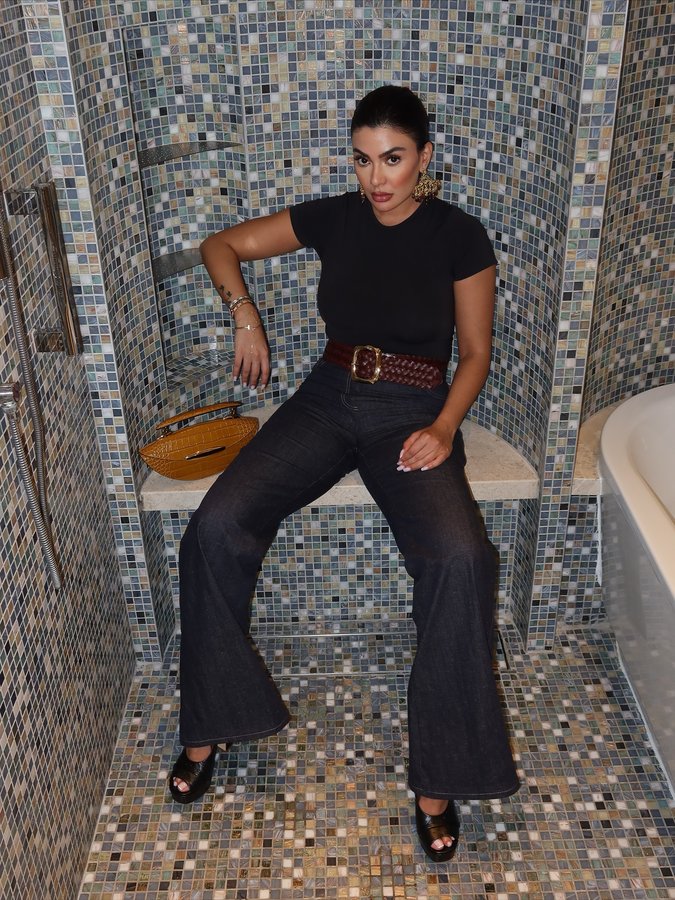 Instagram post by @zena_louay for ZIMMERMANN. Caption reads: Everything happens for you ✨.