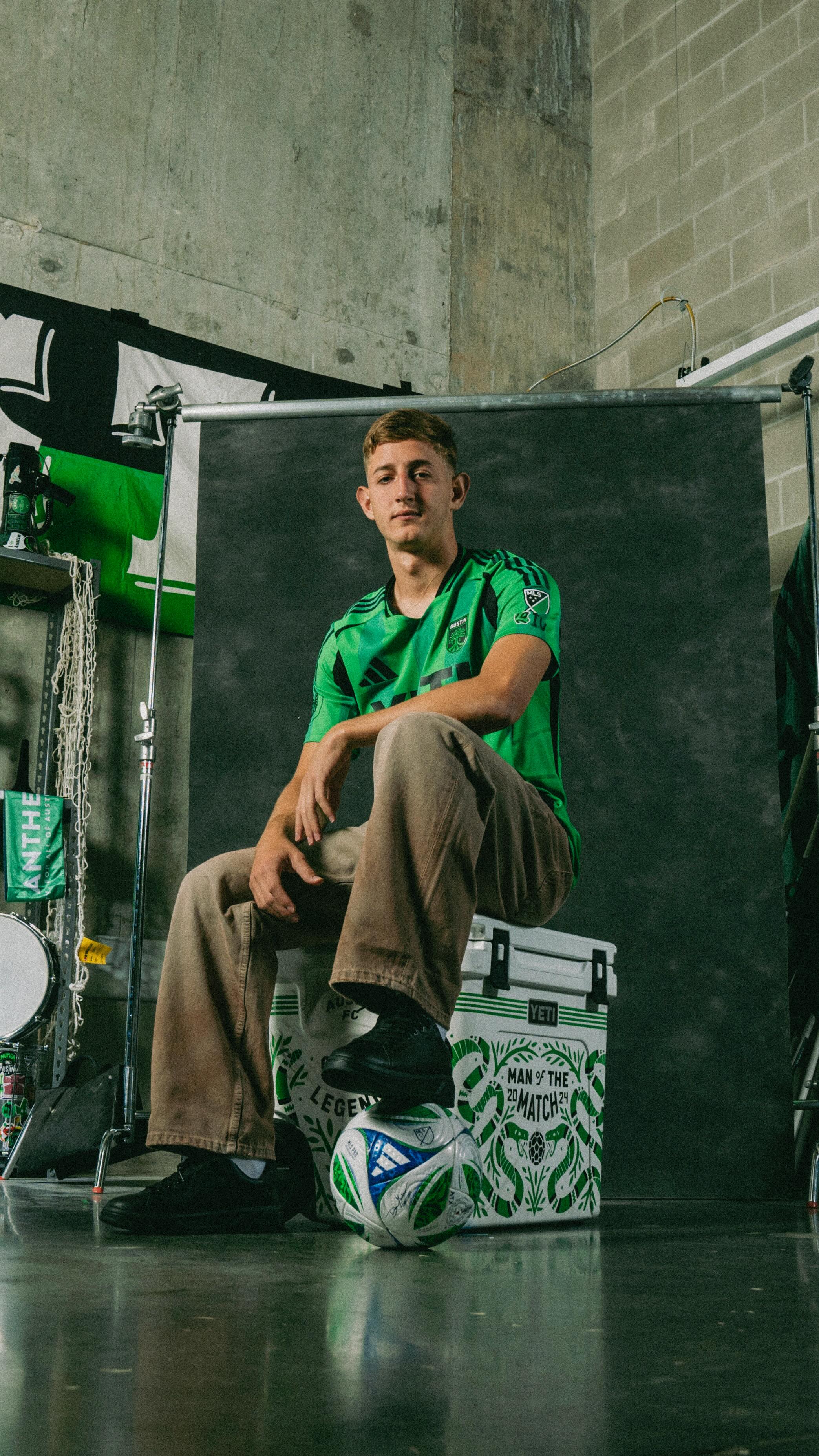 Instagram post by @austinfc for Michelob ULTRA. Caption reads: [...] know our No. 2️⃣0️⃣.
 
#AustinFC x....