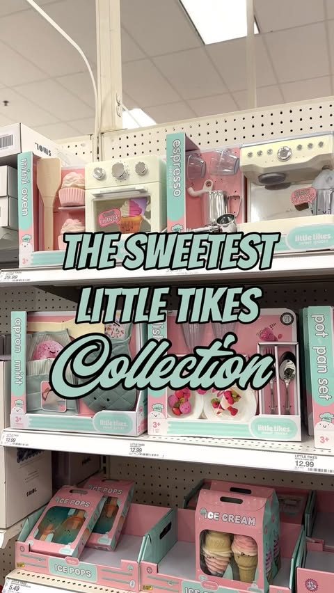 Instagram post by @targetpursuit for Little Tikes. Caption reads: [...] pretend play collection by....