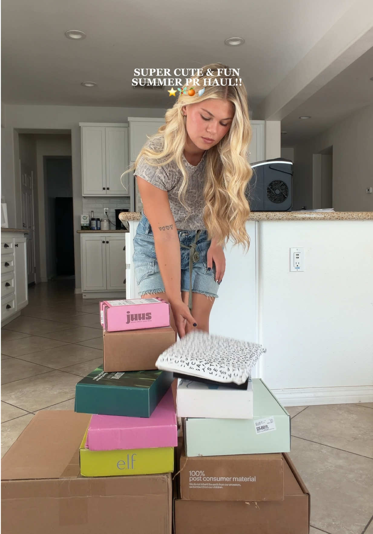 TikTok post by @miahowerton for Emi Jay. Caption reads: [...] everything 🥹🧚‍♀️🧚‍♀️🧚‍♀️ @CASETiFY @Emi....
