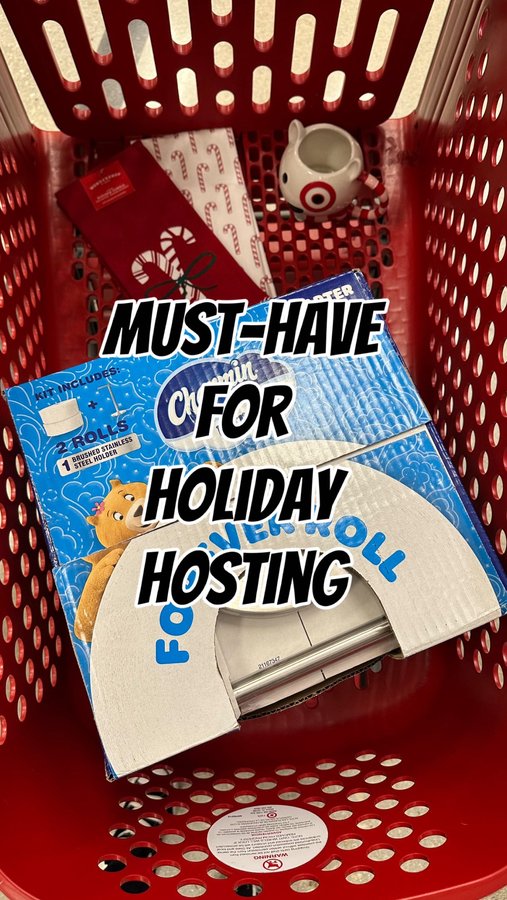 Instagram post by @targetpursuit for Charmin. Caption reads: #ad #CharminPartner #TargetPartner
Running out of....