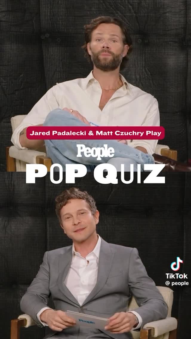 Instagram post by @thinkergilmore for People Magazine. Caption reads: have you watched jared padalecki (aka dean....