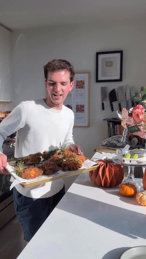 Instagram post by @ryannordheimer for Shipt. Caption reads: friendsgiving fried chicken 🍗

This year I....